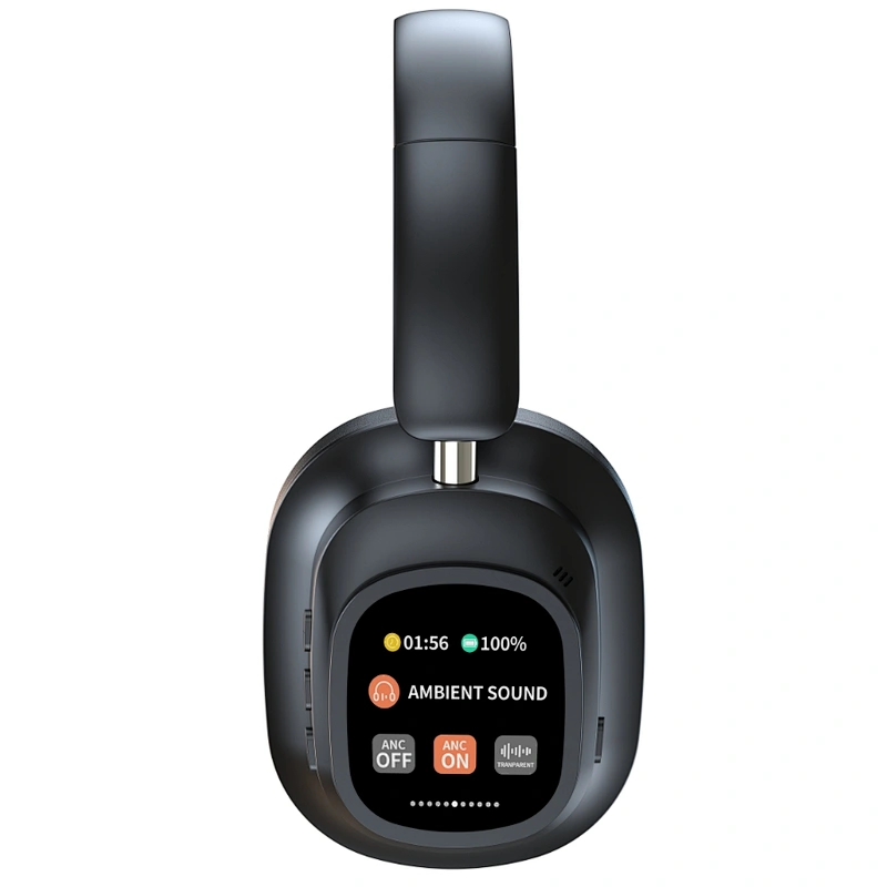 2024 Hybrid ANC headphone with Touch Screen Control